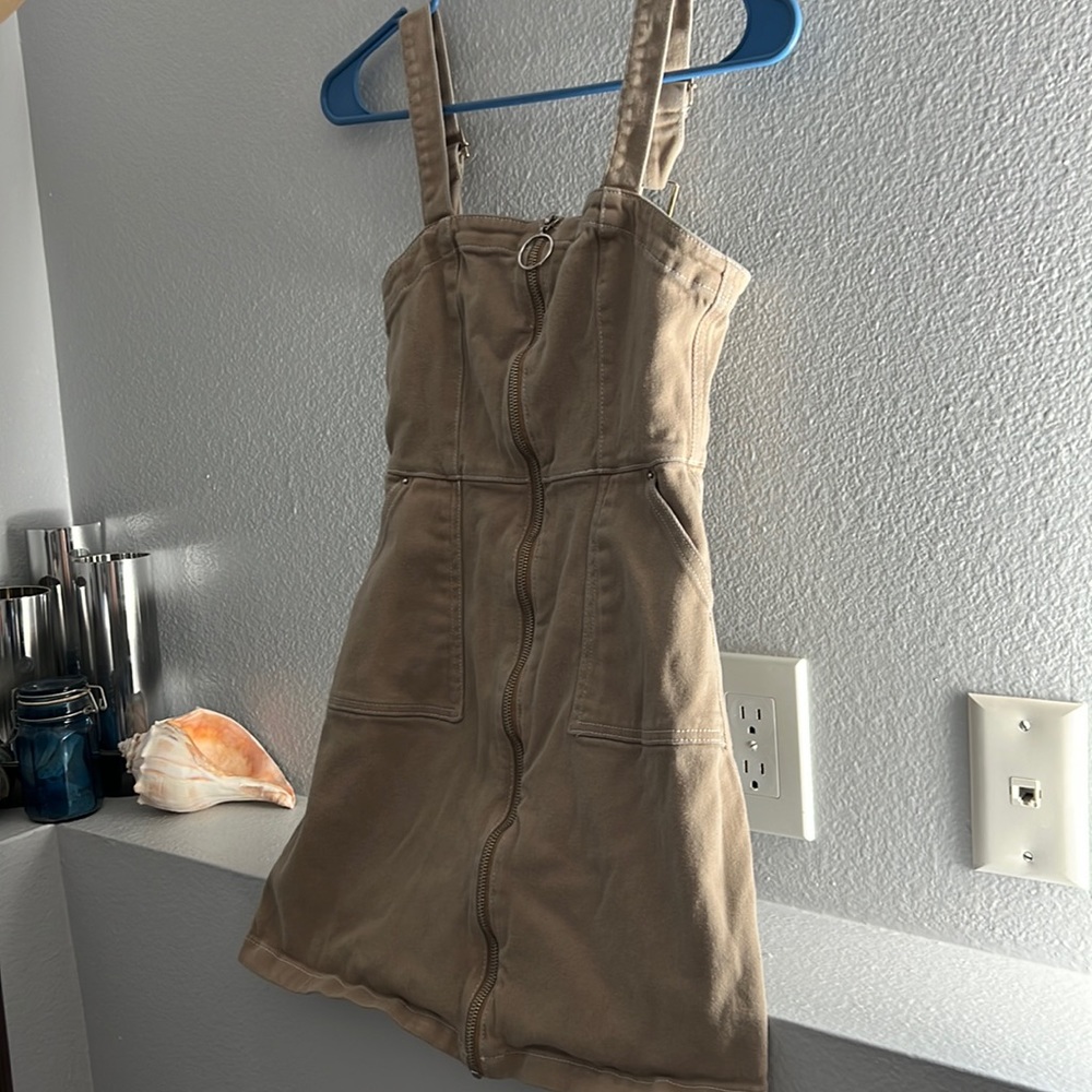 Girls Kahki Dress